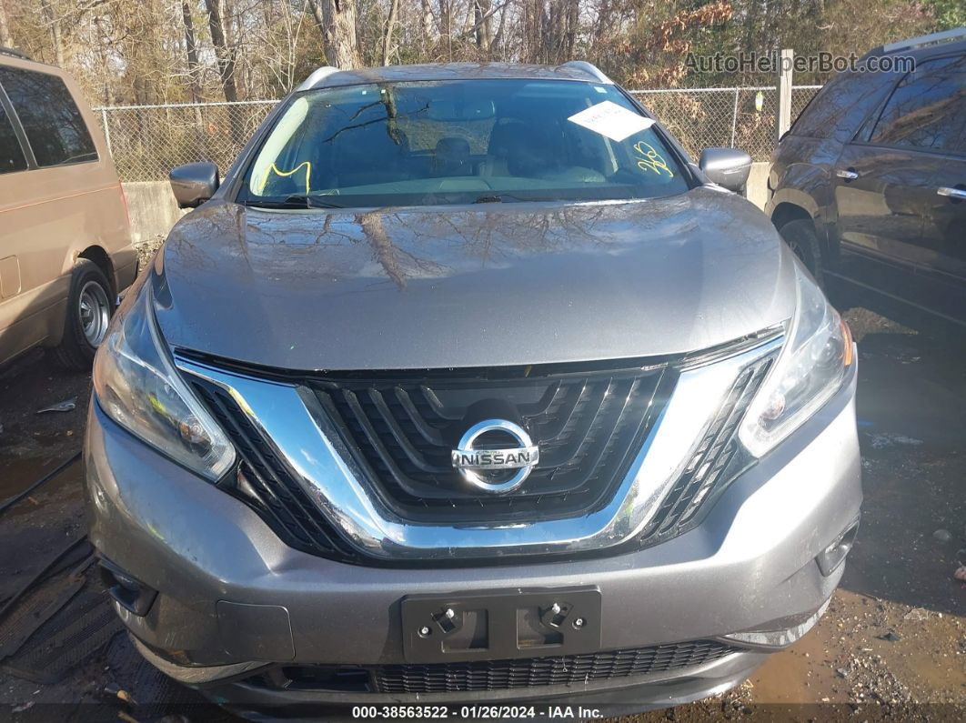 2018 Nissan Murano Sl Gray vin: 5N1AZ2MHXJN182537