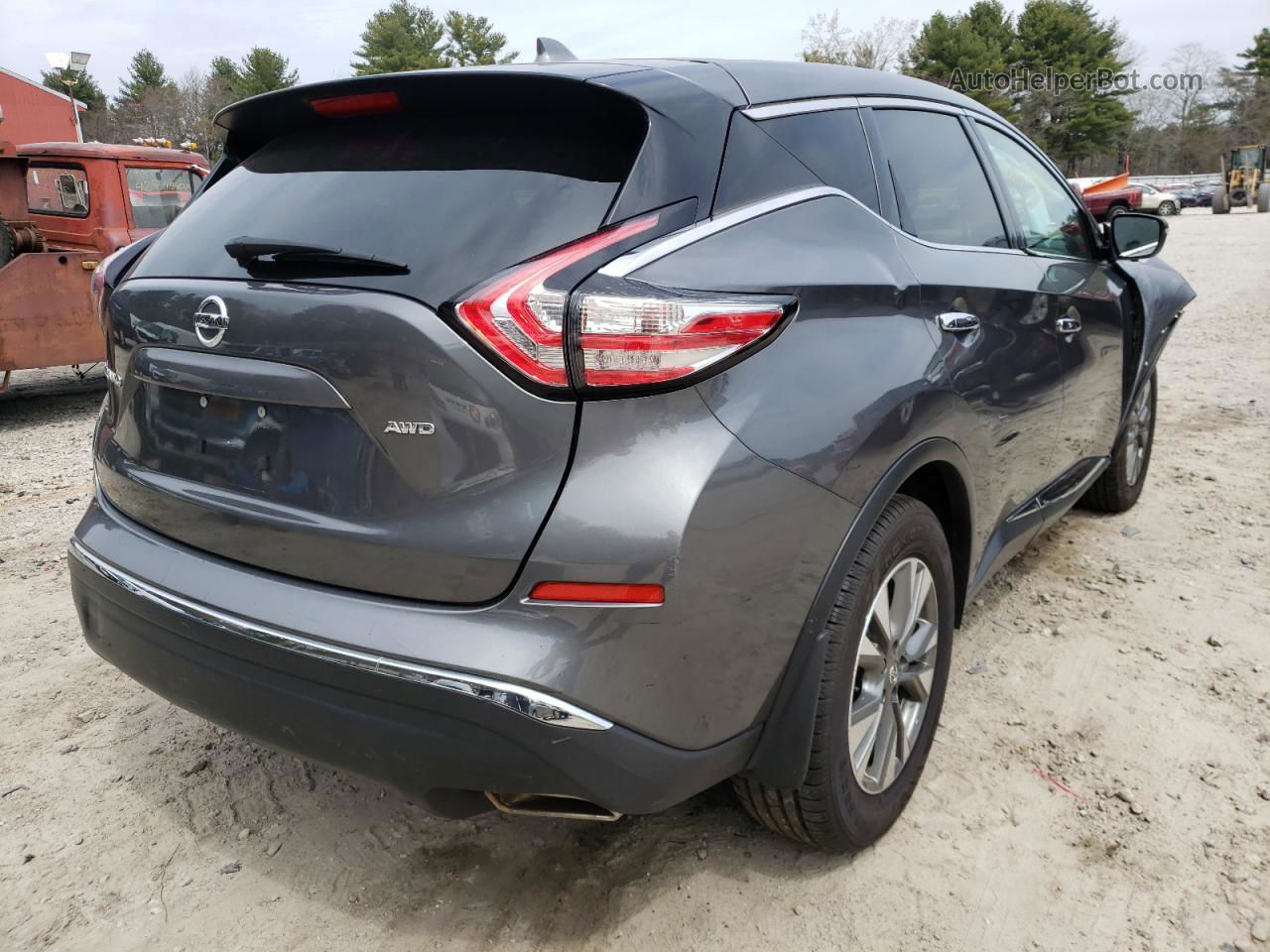 2018 Nissan Murano S Gray vin: 5N1AZ2MHXJN202396