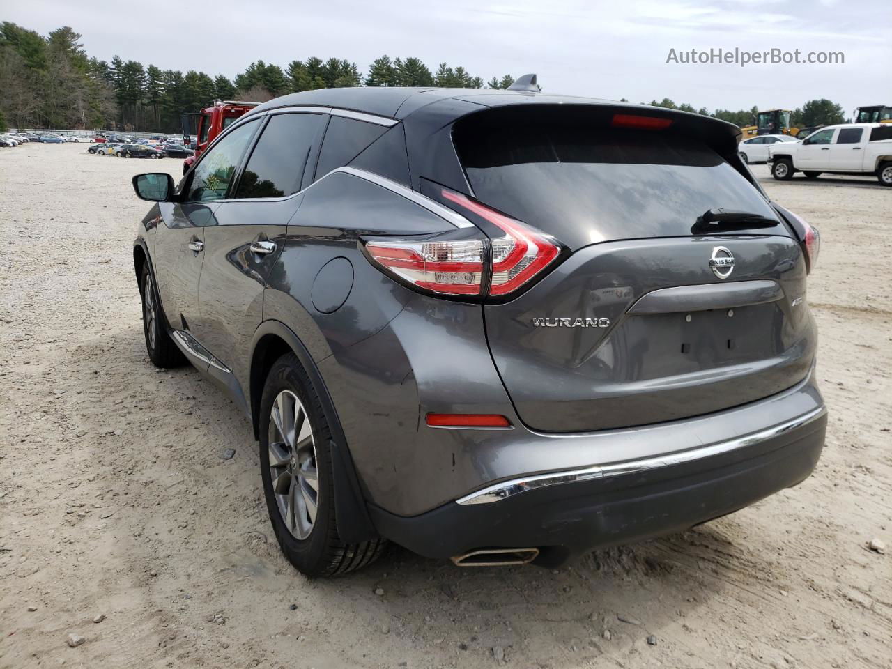 2018 Nissan Murano S Gray vin: 5N1AZ2MHXJN202396