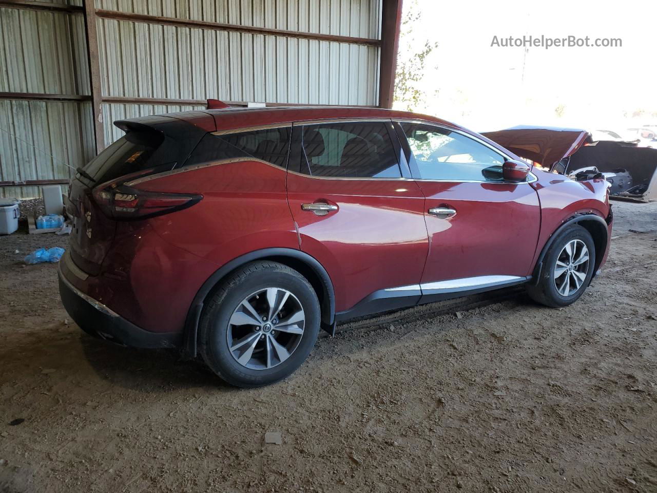 2019 Nissan Murano S Burgundy vin: 5N1AZ2MJ0KN111870