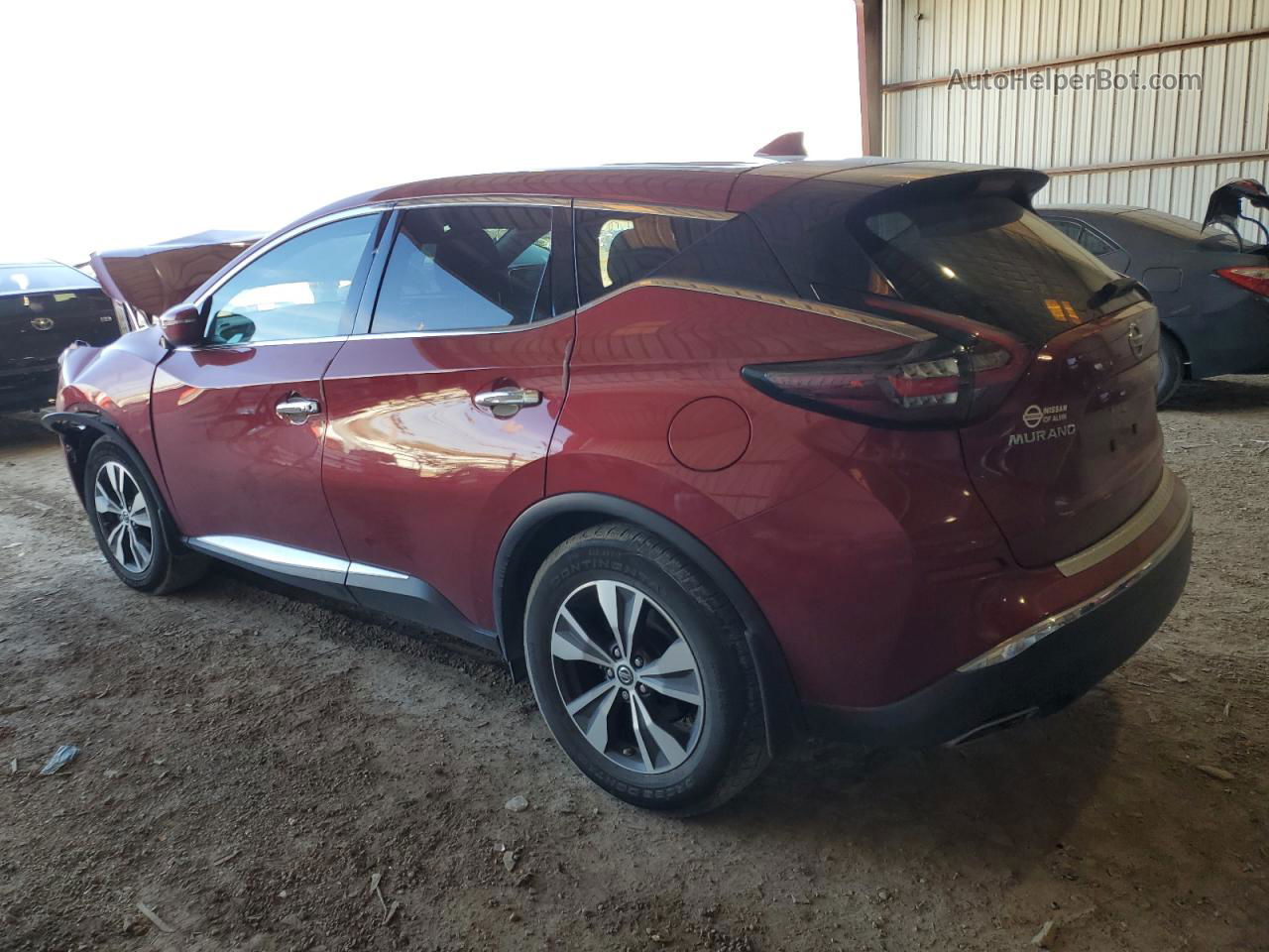 2019 Nissan Murano S Burgundy vin: 5N1AZ2MJ0KN111870