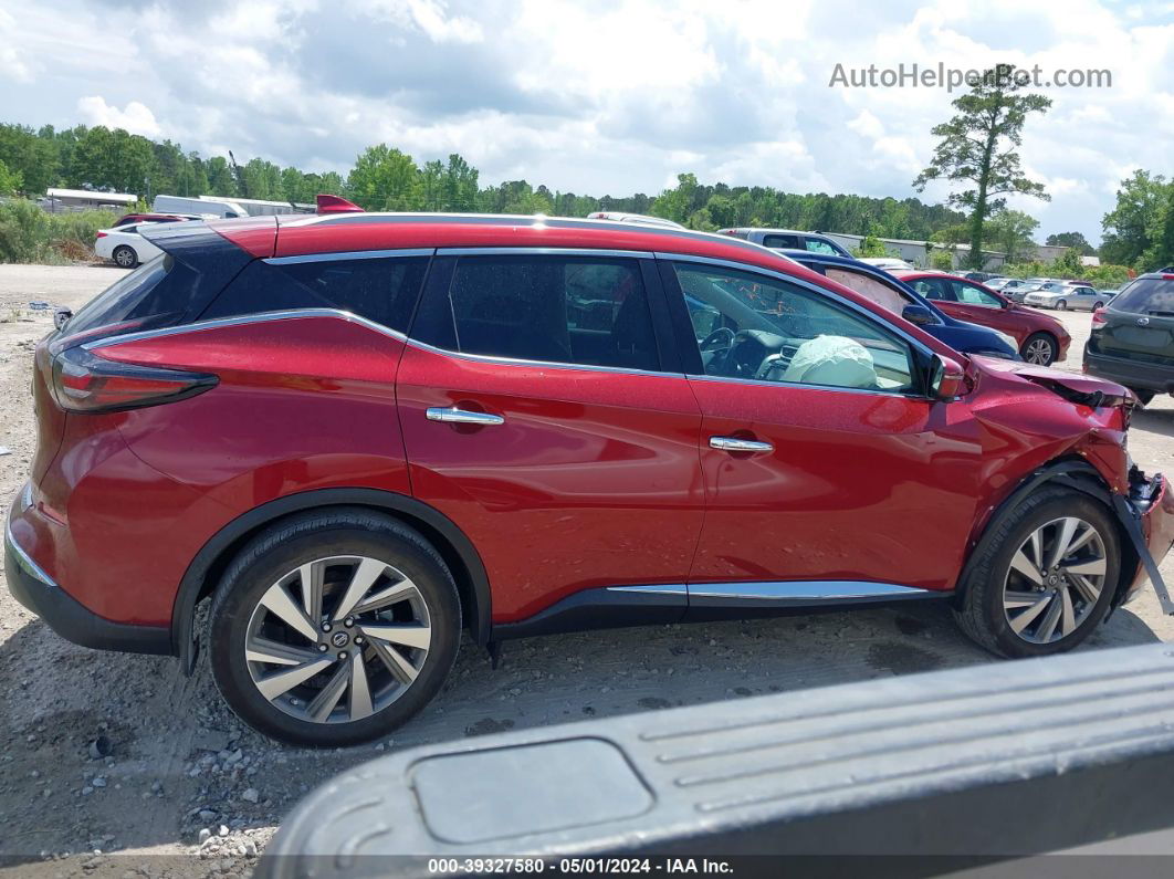 2019 Nissan Murano Sl Бордовый vin: 5N1AZ2MJ0KN118379