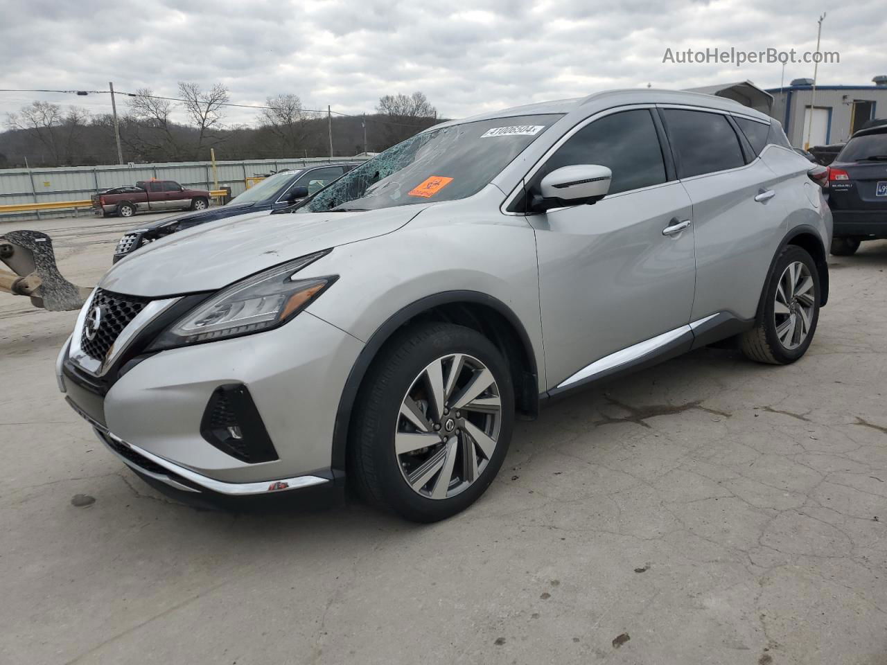 2019 Nissan Murano S Серебряный vin: 5N1AZ2MJ0KN124022