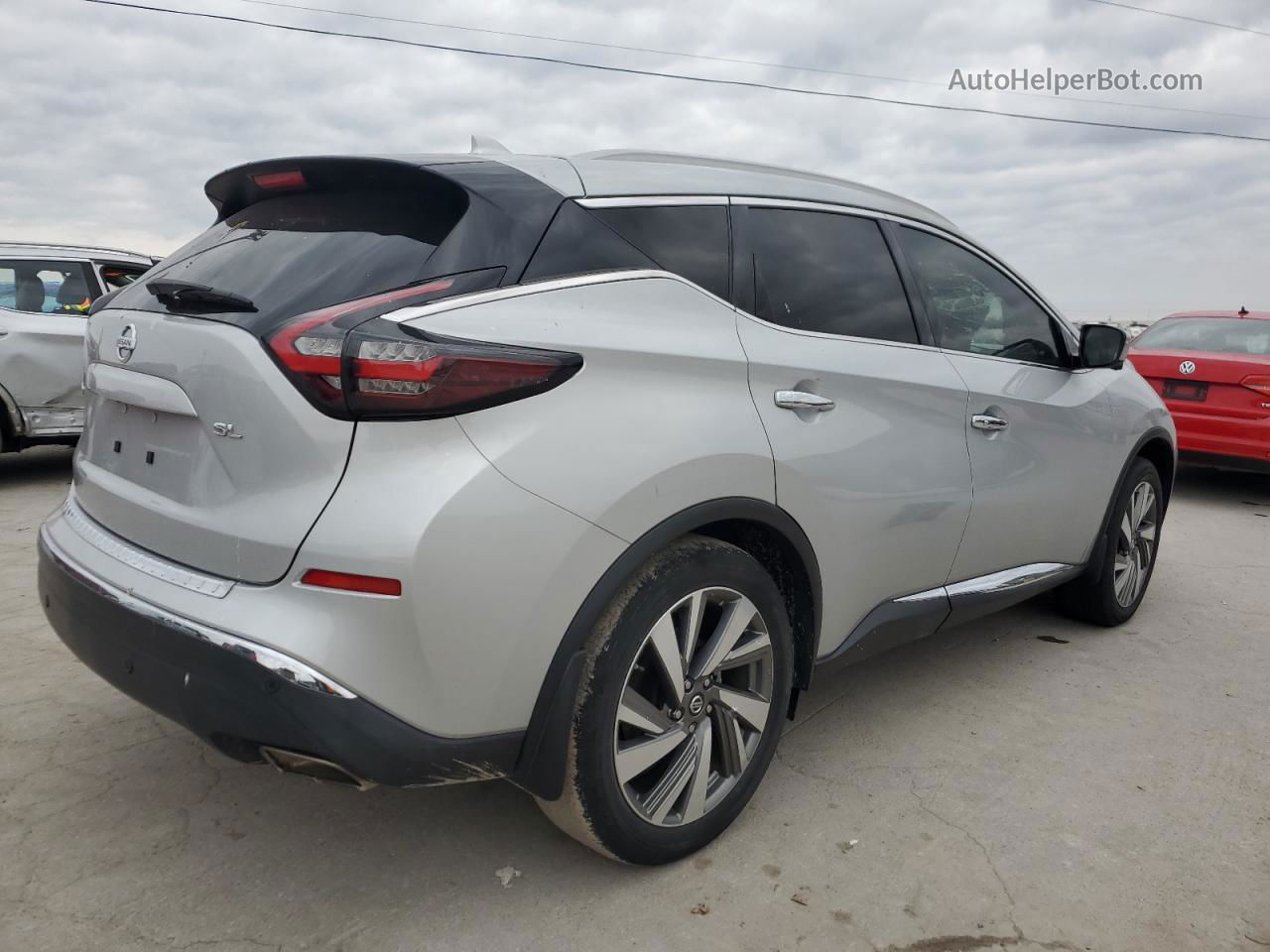 2019 Nissan Murano S Серебряный vin: 5N1AZ2MJ0KN124022