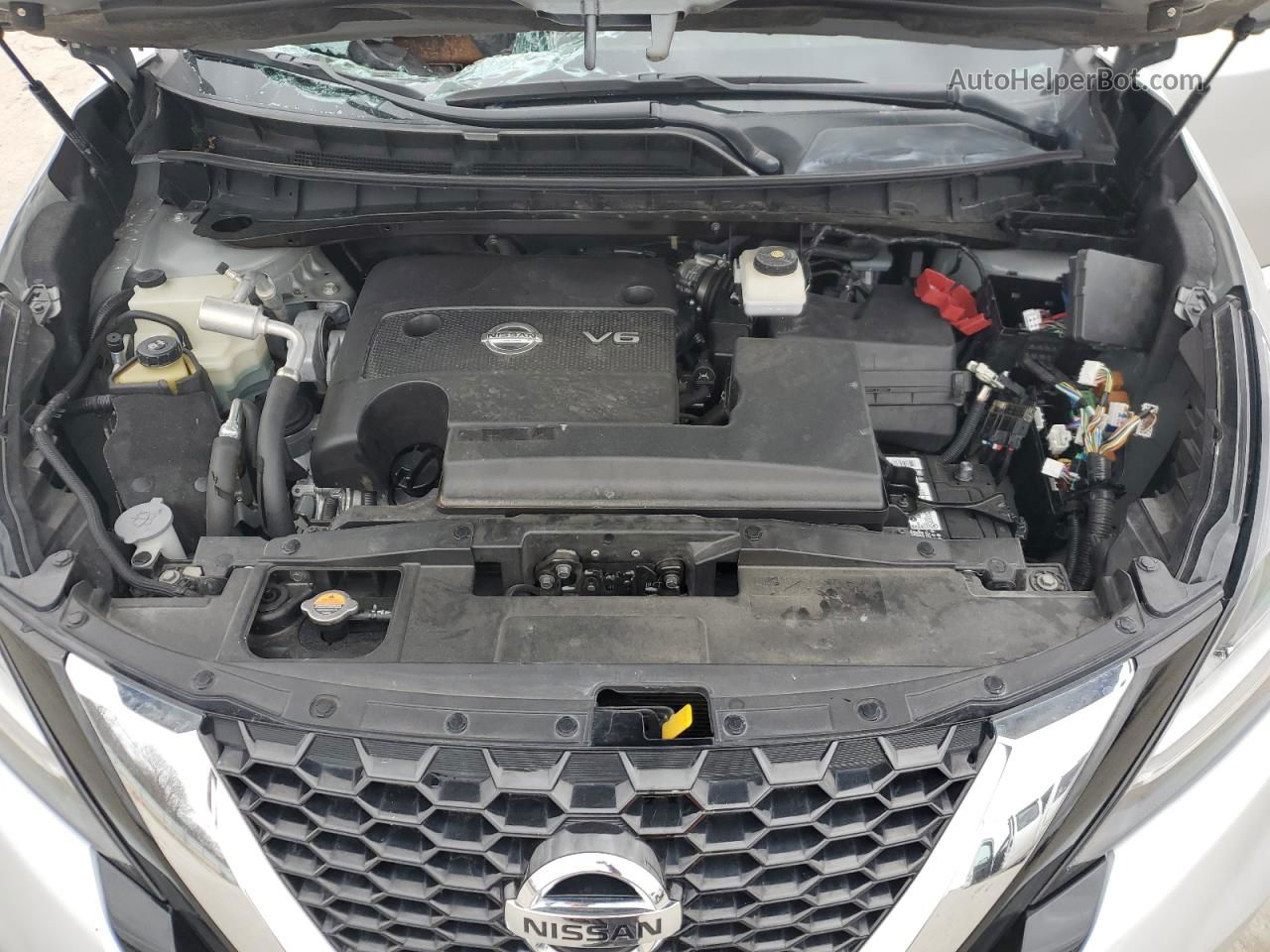 2019 Nissan Murano S Серебряный vin: 5N1AZ2MJ0KN124022