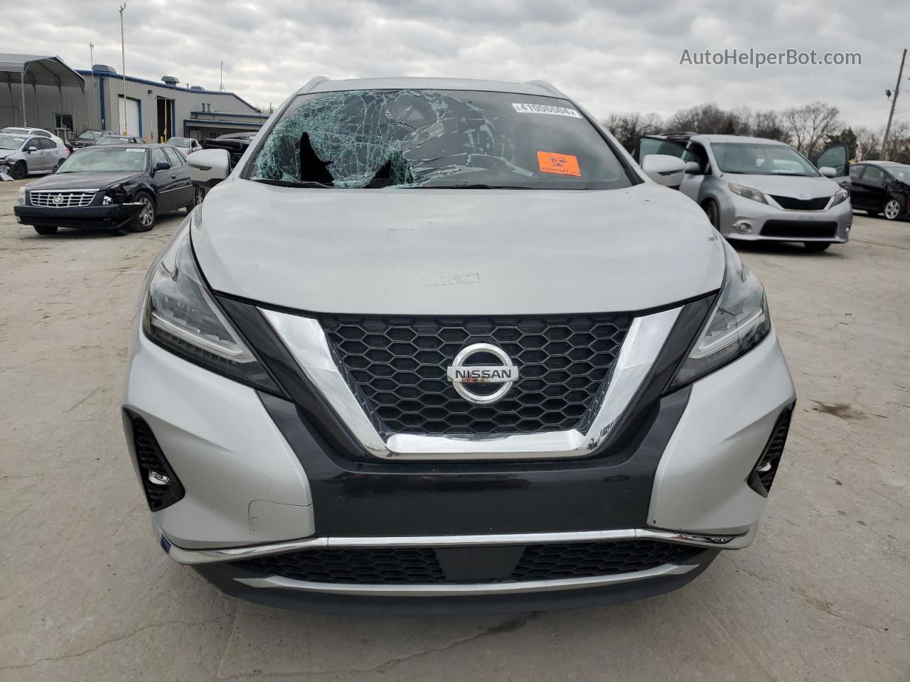 2019 Nissan Murano S Silver vin: 5N1AZ2MJ0KN124022