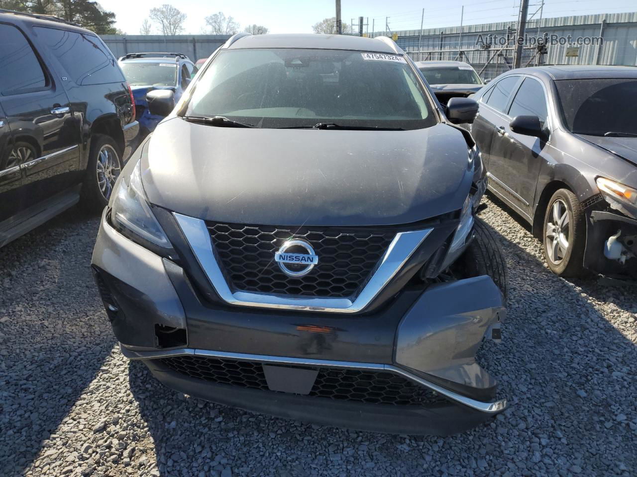 2019 Nissan Murano S Gray vin: 5N1AZ2MJ0KN125963