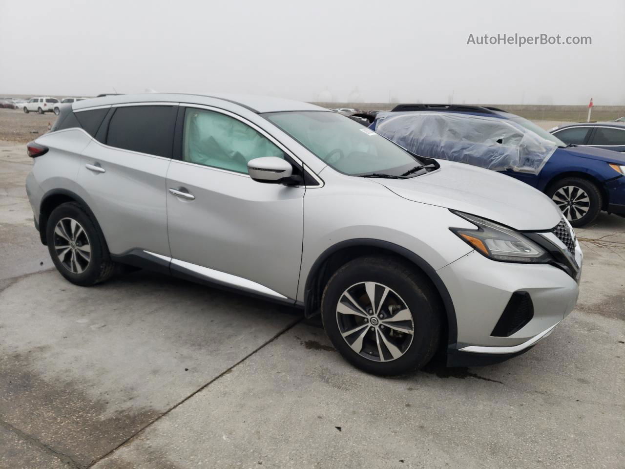 2019 Nissan Murano S Silver vin: 5N1AZ2MJ0KN135490