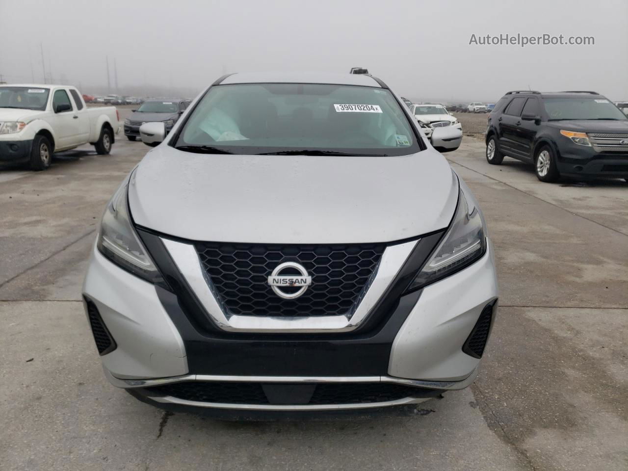 2019 Nissan Murano S Silver vin: 5N1AZ2MJ0KN135490