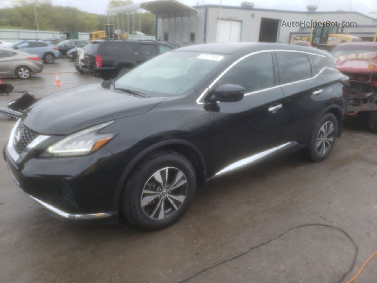 2019 Nissan Murano S Black vin: 5N1AZ2MJ0KN139202