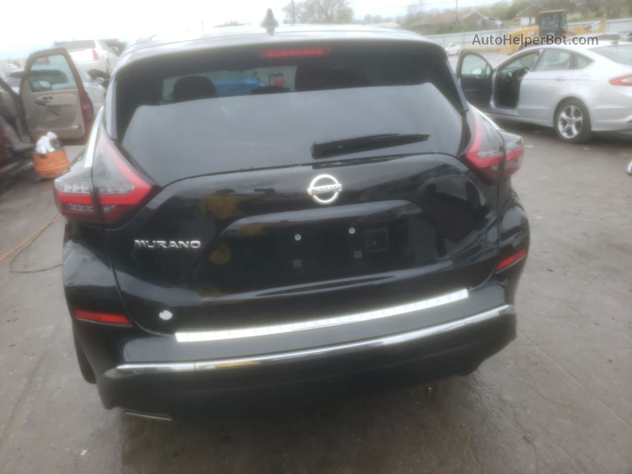 2019 Nissan Murano S Black vin: 5N1AZ2MJ0KN139202