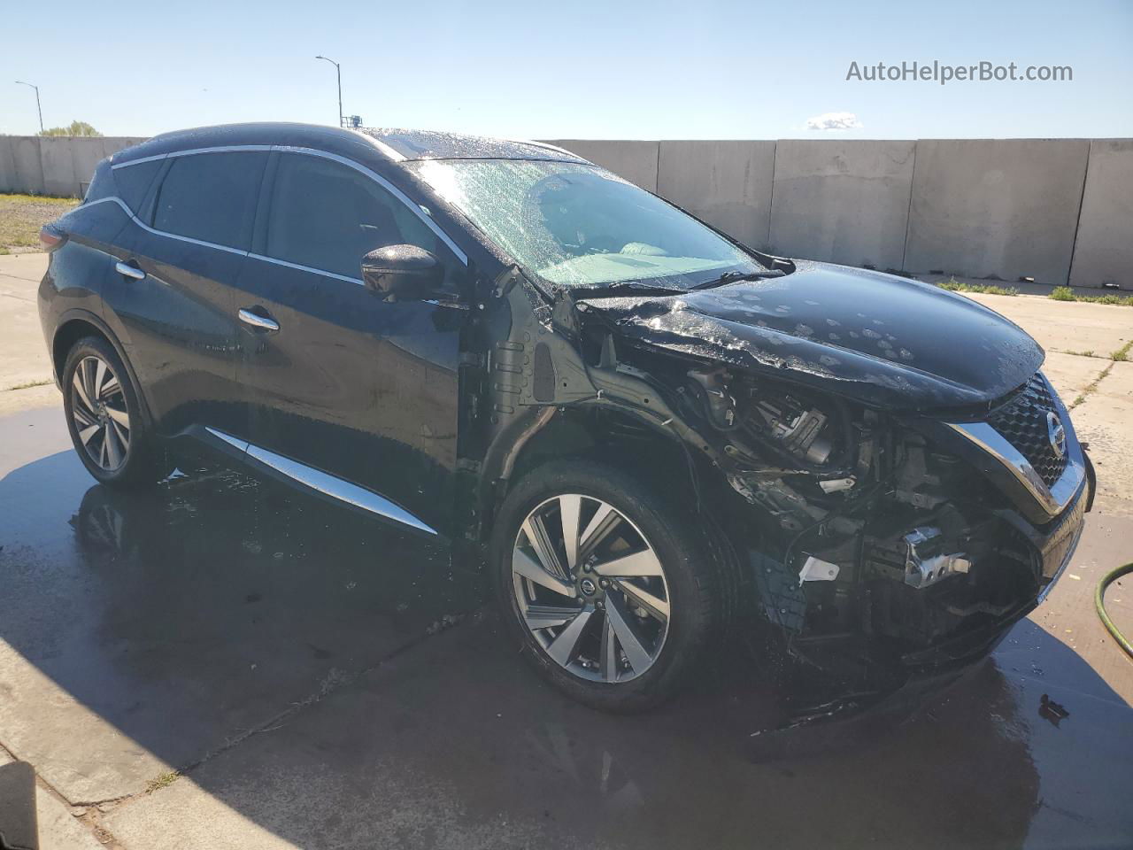 2019 Nissan Murano S Black vin: 5N1AZ2MJ1KN102529