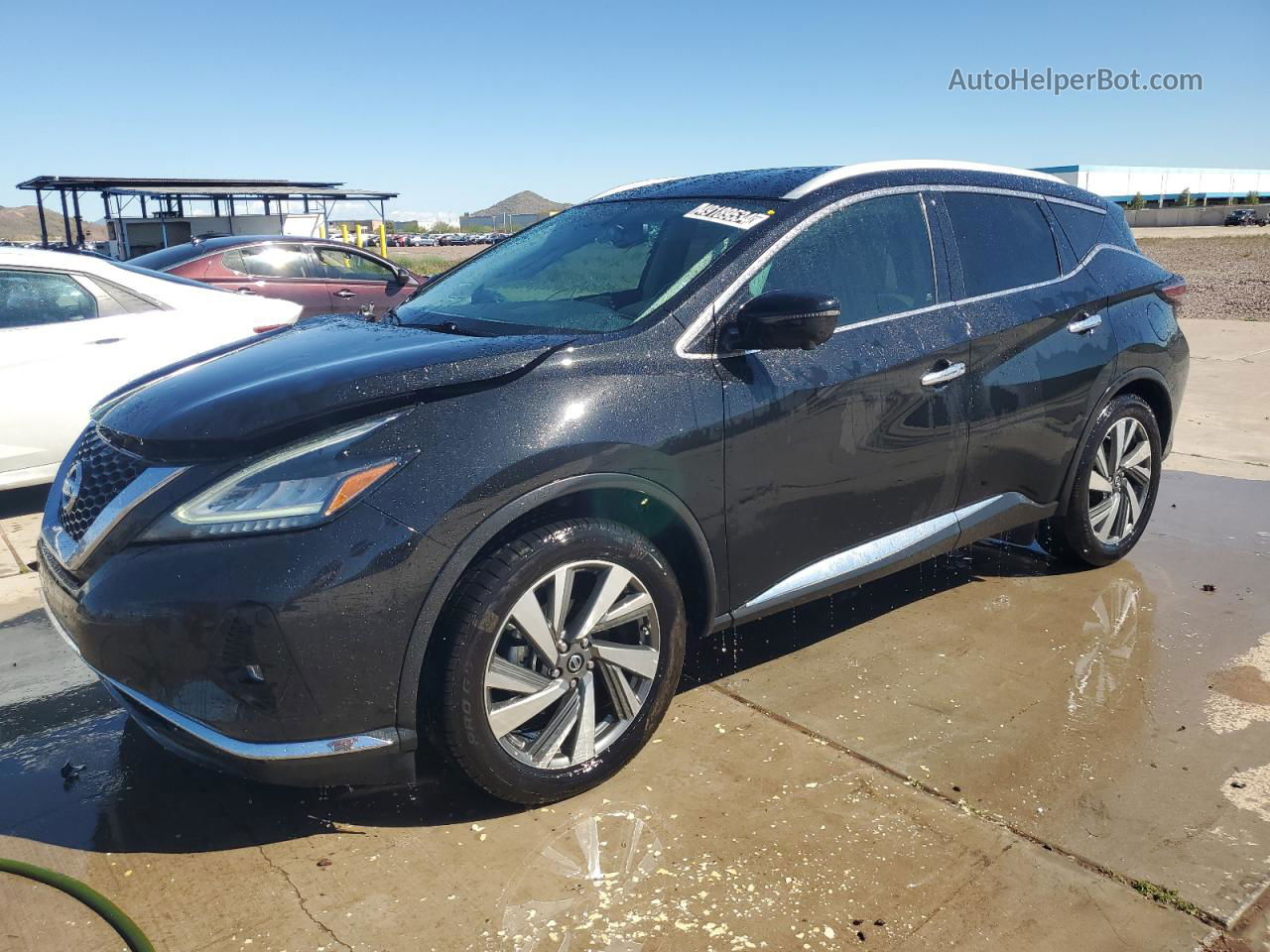 2019 Nissan Murano S Black vin: 5N1AZ2MJ1KN102529