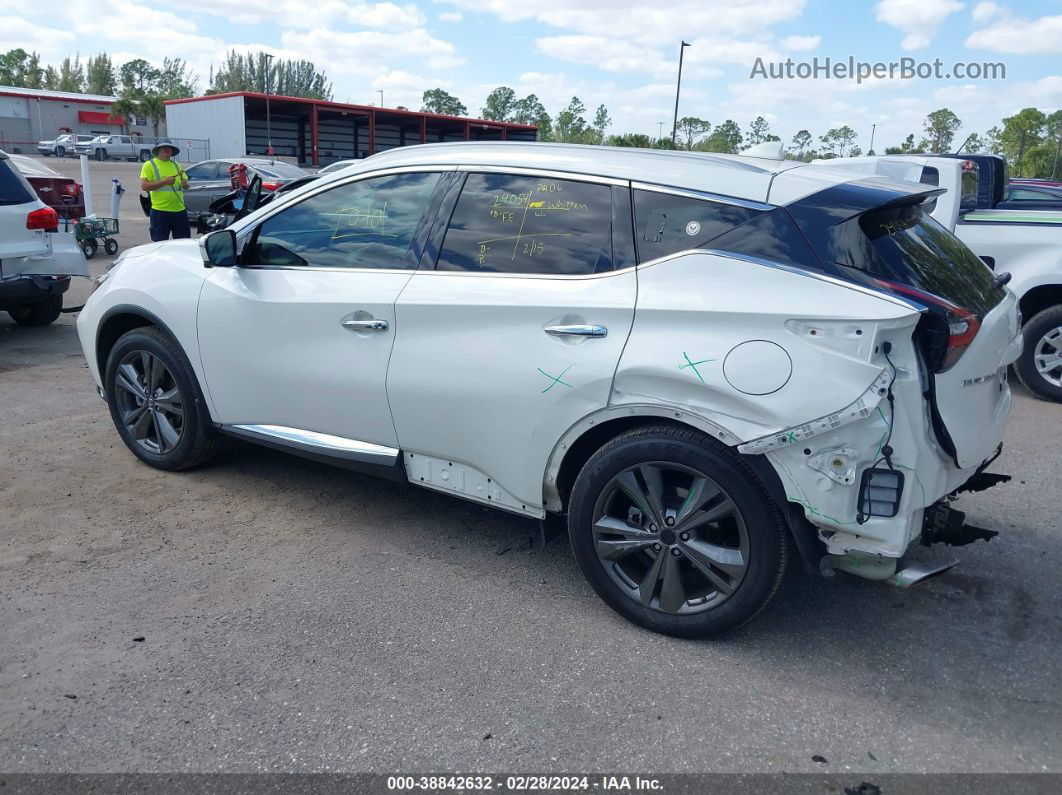 2019 Nissan Murano Platinum White vin: 5N1AZ2MJ1KN106435