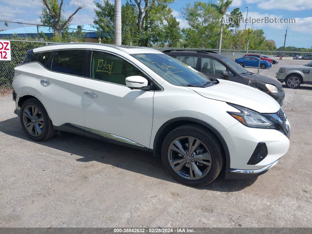 2019 Nissan Murano Platinum Белый vin: 5N1AZ2MJ1KN106435