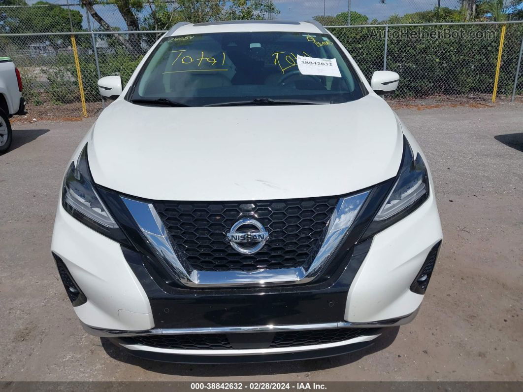 2019 Nissan Murano Platinum Белый vin: 5N1AZ2MJ1KN106435