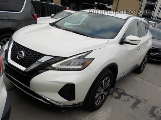 2019 Nissan Murano S Белый vin: 5N1AZ2MJ1KN136289