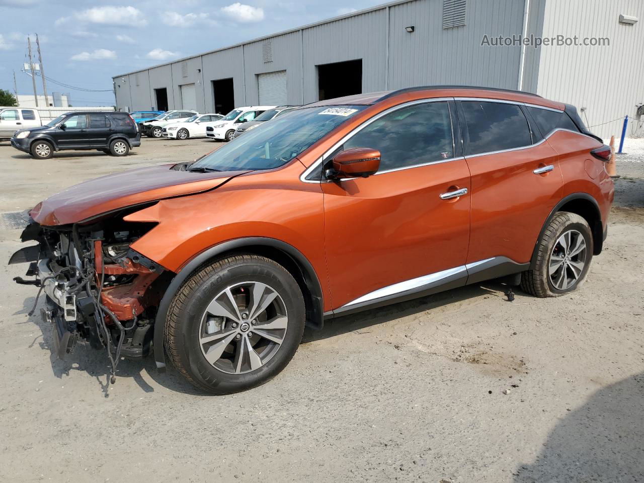 2019 Nissan Murano S Orange vin: 5N1AZ2MJ1KN138320