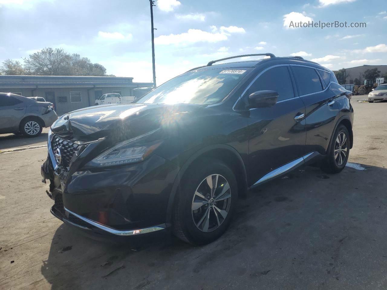 2019 Nissan Murano S Черный vin: 5N1AZ2MJ1KN139032