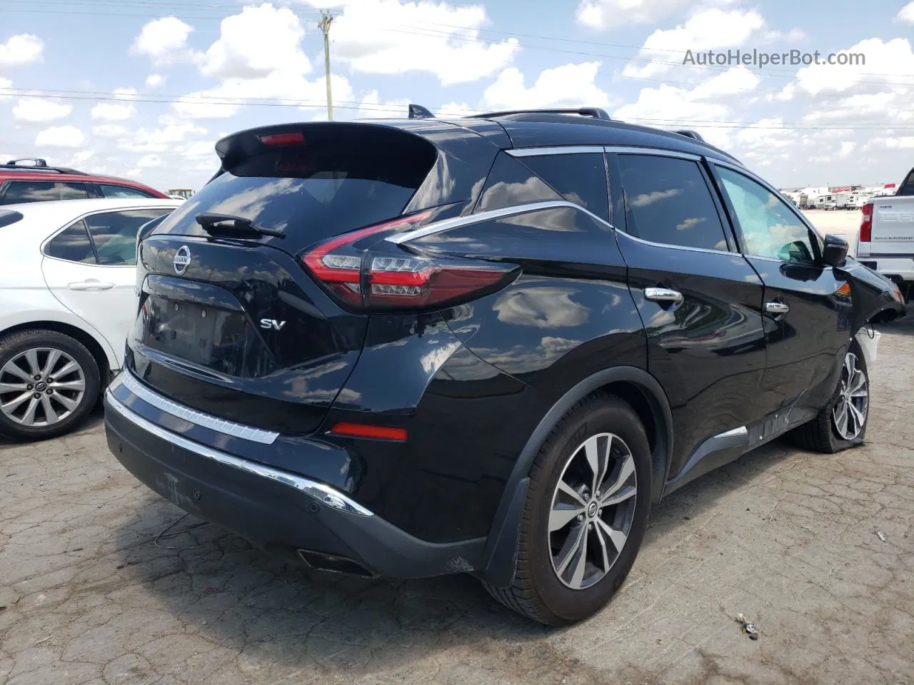 2019 Nissan Murano S Black vin: 5N1AZ2MJ1KN141122