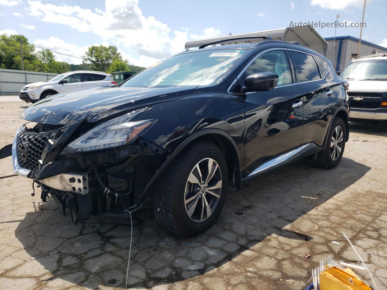 2019 Nissan Murano S Black vin: 5N1AZ2MJ1KN141122