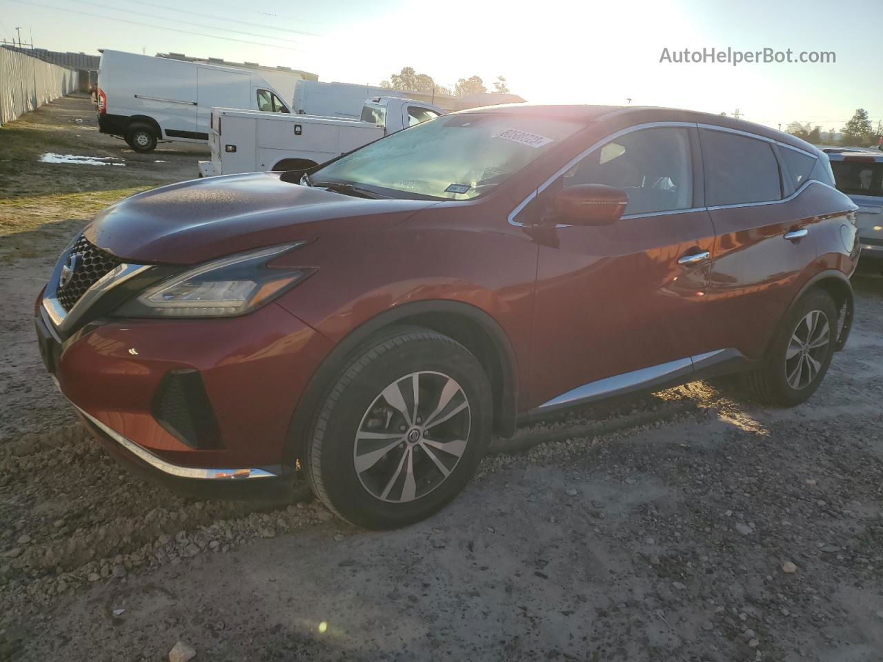 2019 Nissan Murano S Maroon vin: 5N1AZ2MJ1KN146465