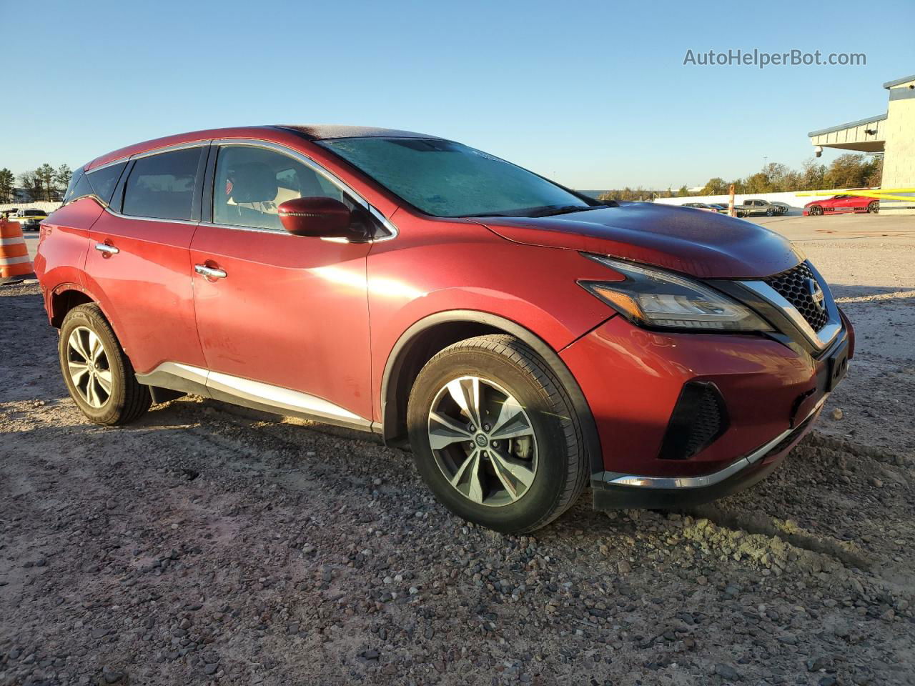 2019 Nissan Murano S Maroon vin: 5N1AZ2MJ1KN146465