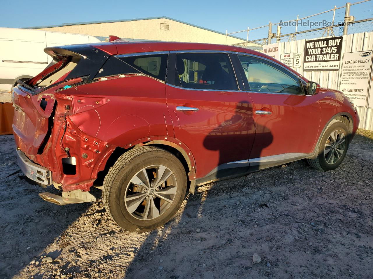 2019 Nissan Murano S Maroon vin: 5N1AZ2MJ1KN146465