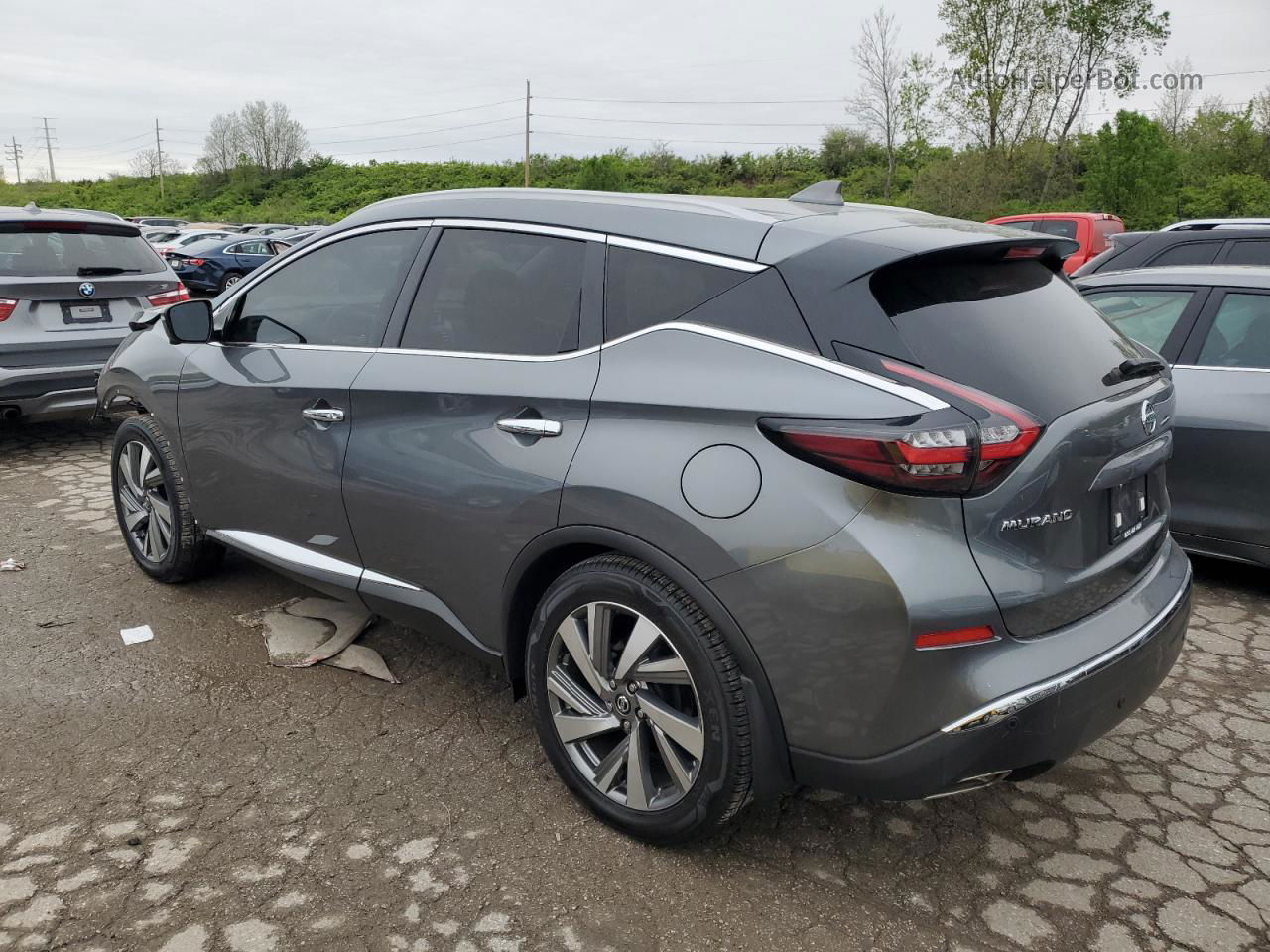 2019 Nissan Murano S Gray vin: 5N1AZ2MJ1KN147969