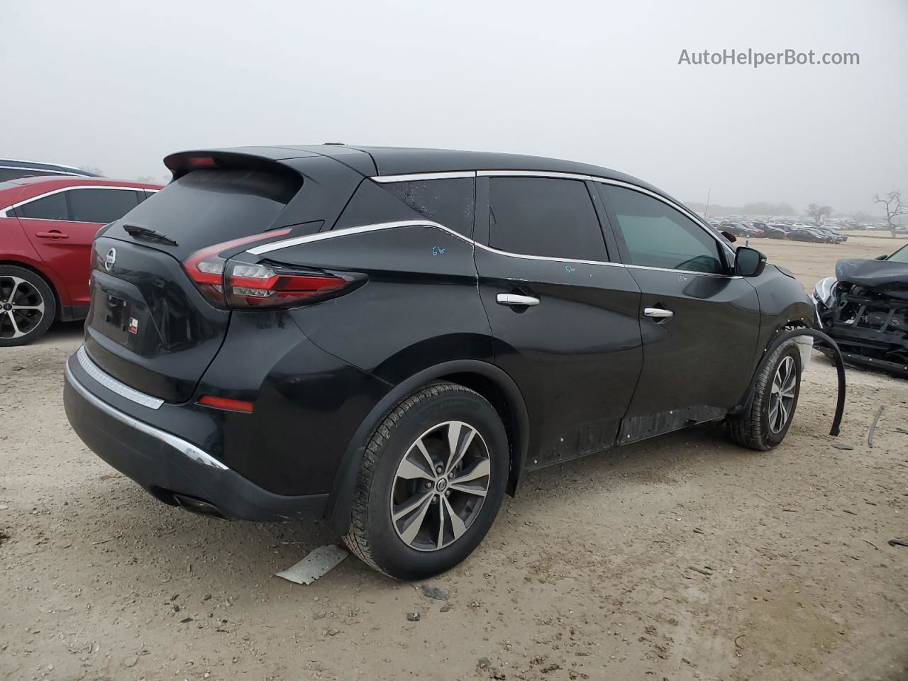 2019 Nissan Murano S Black vin: 5N1AZ2MJ1KN156803