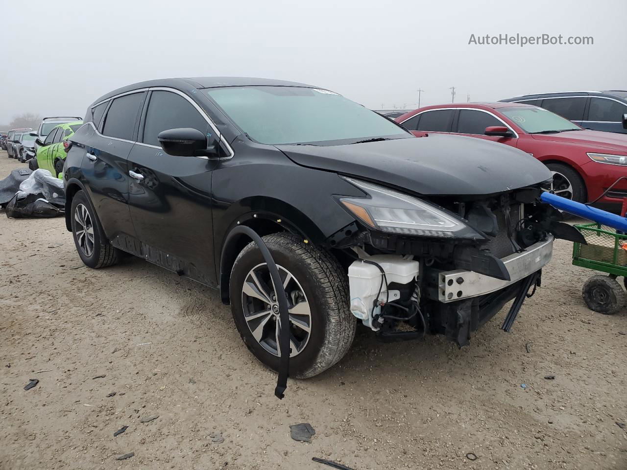 2019 Nissan Murano S Black vin: 5N1AZ2MJ1KN156803