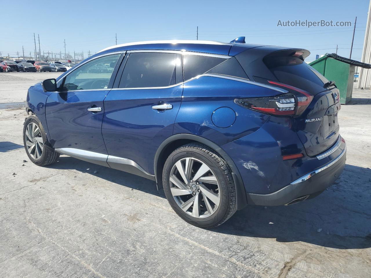 2019 Nissan Murano S Синий vin: 5N1AZ2MJ2KN135054