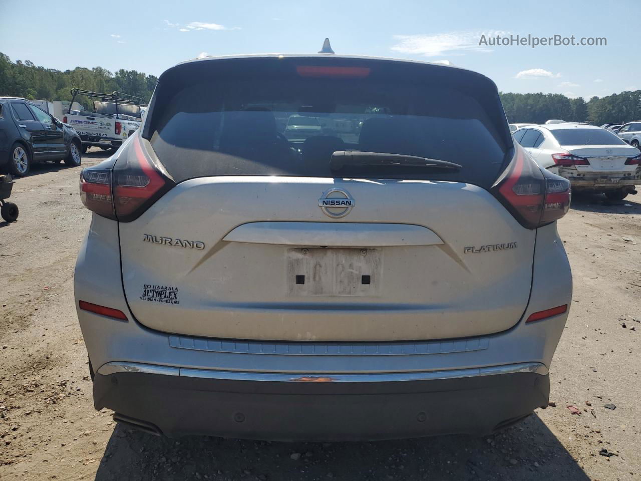 2019 Nissan Murano S Silver vin: 5N1AZ2MJ2KN151500