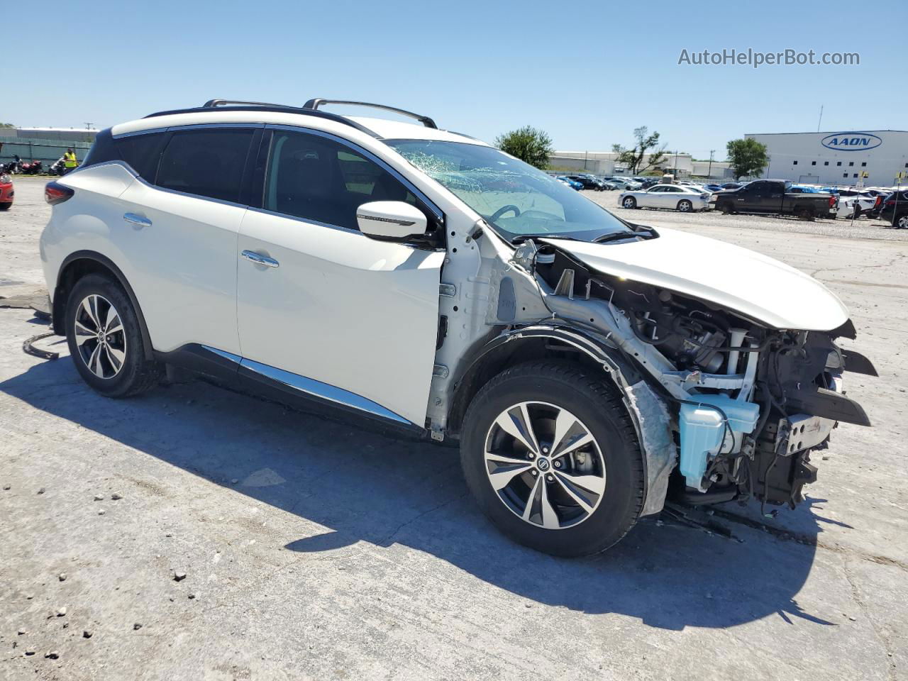 2019 Nissan Murano S Белый vin: 5N1AZ2MJ2KN166255