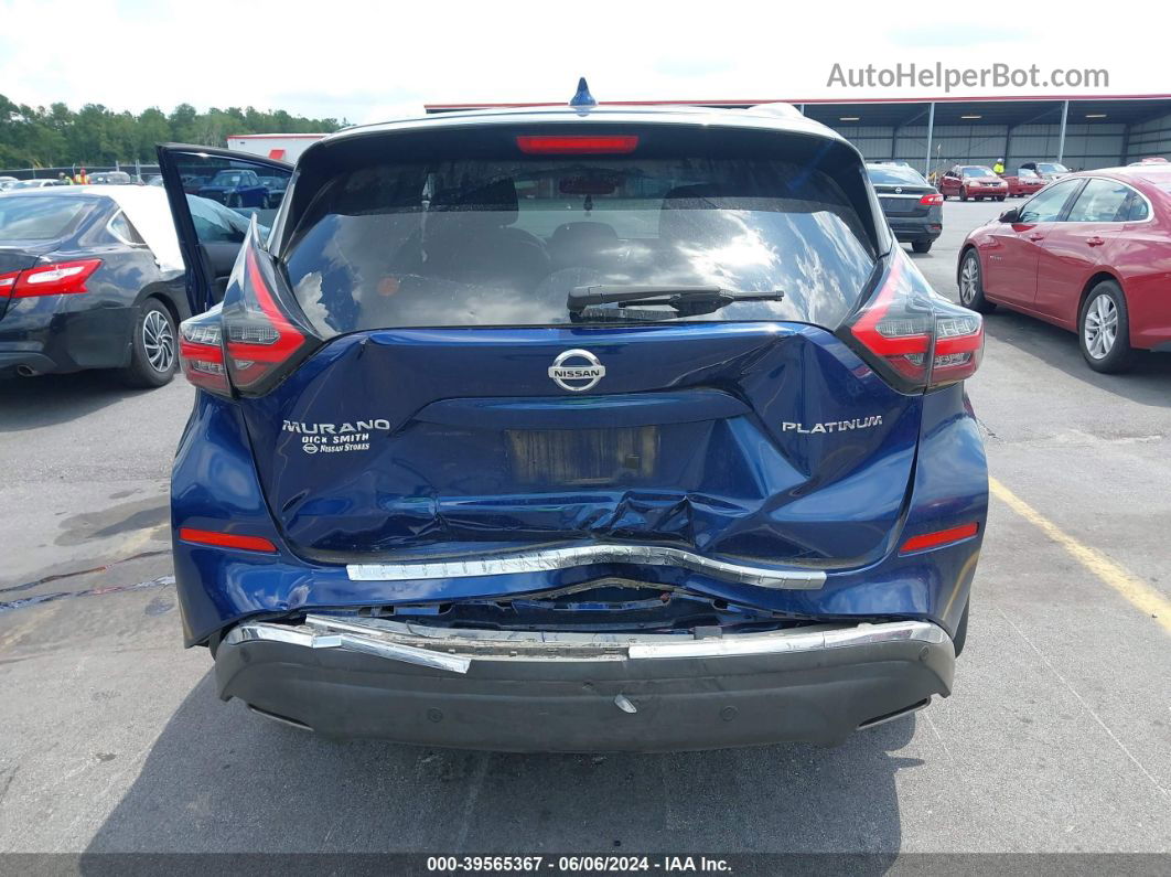 2019 Nissan Murano Platinum Blue vin: 5N1AZ2MJ3KN104024