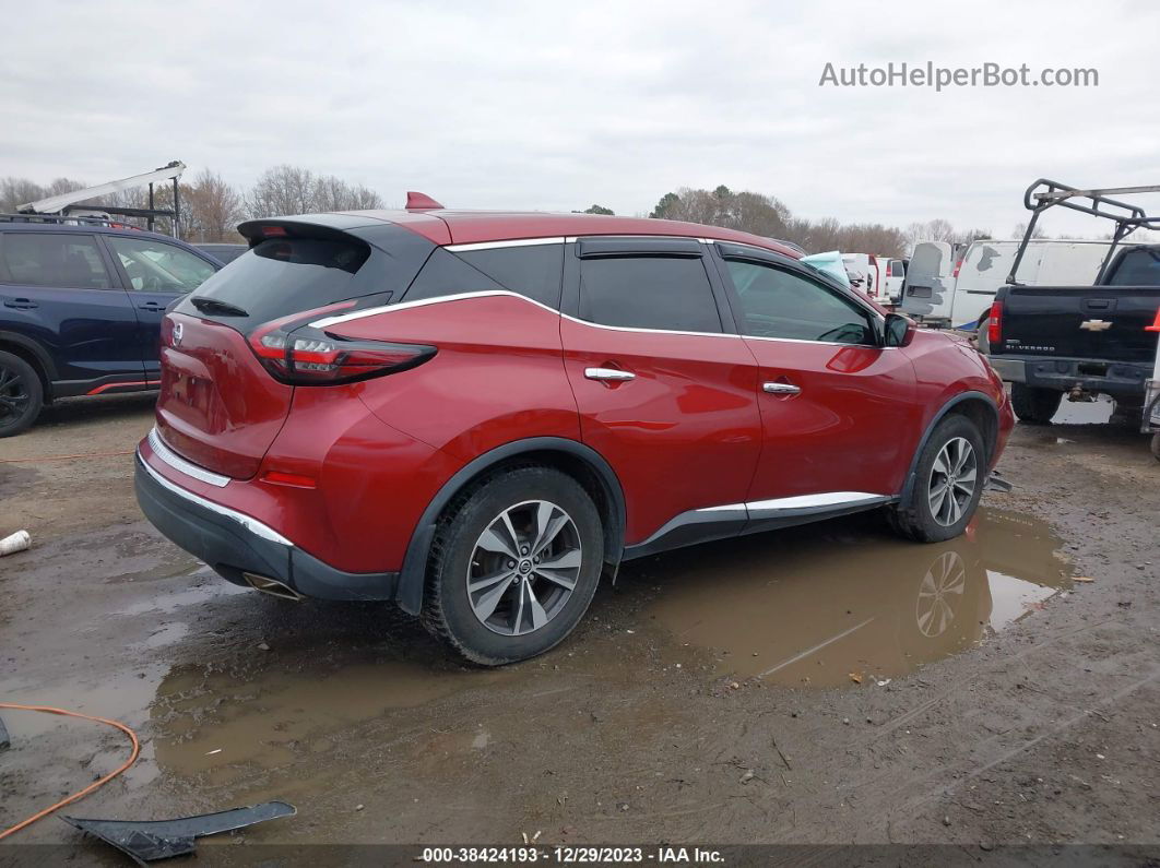 2019 Nissan Murano S Красный vin: 5N1AZ2MJ3KN112558