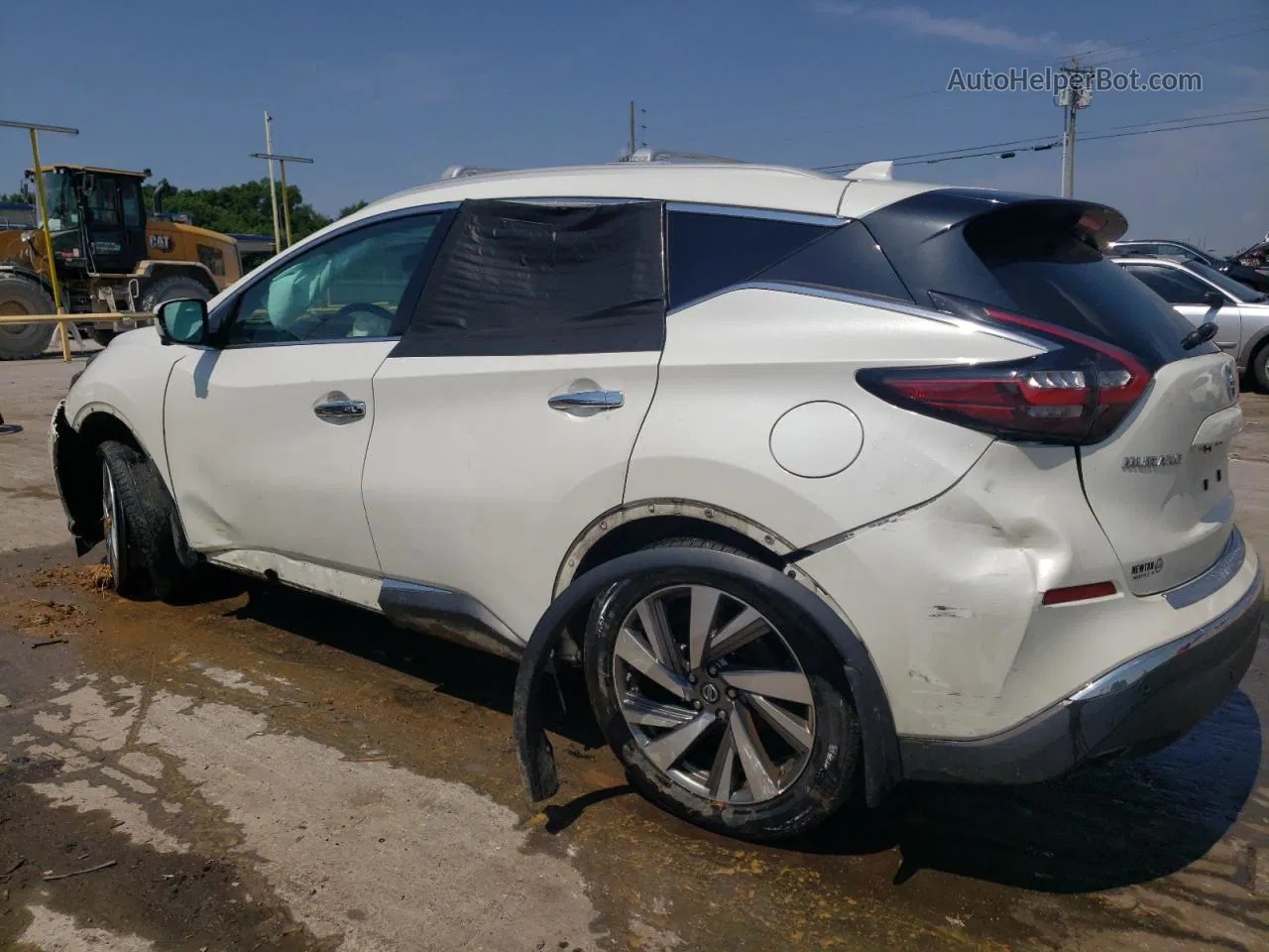 2019 Nissan Murano S White vin: 5N1AZ2MJ3KN113855