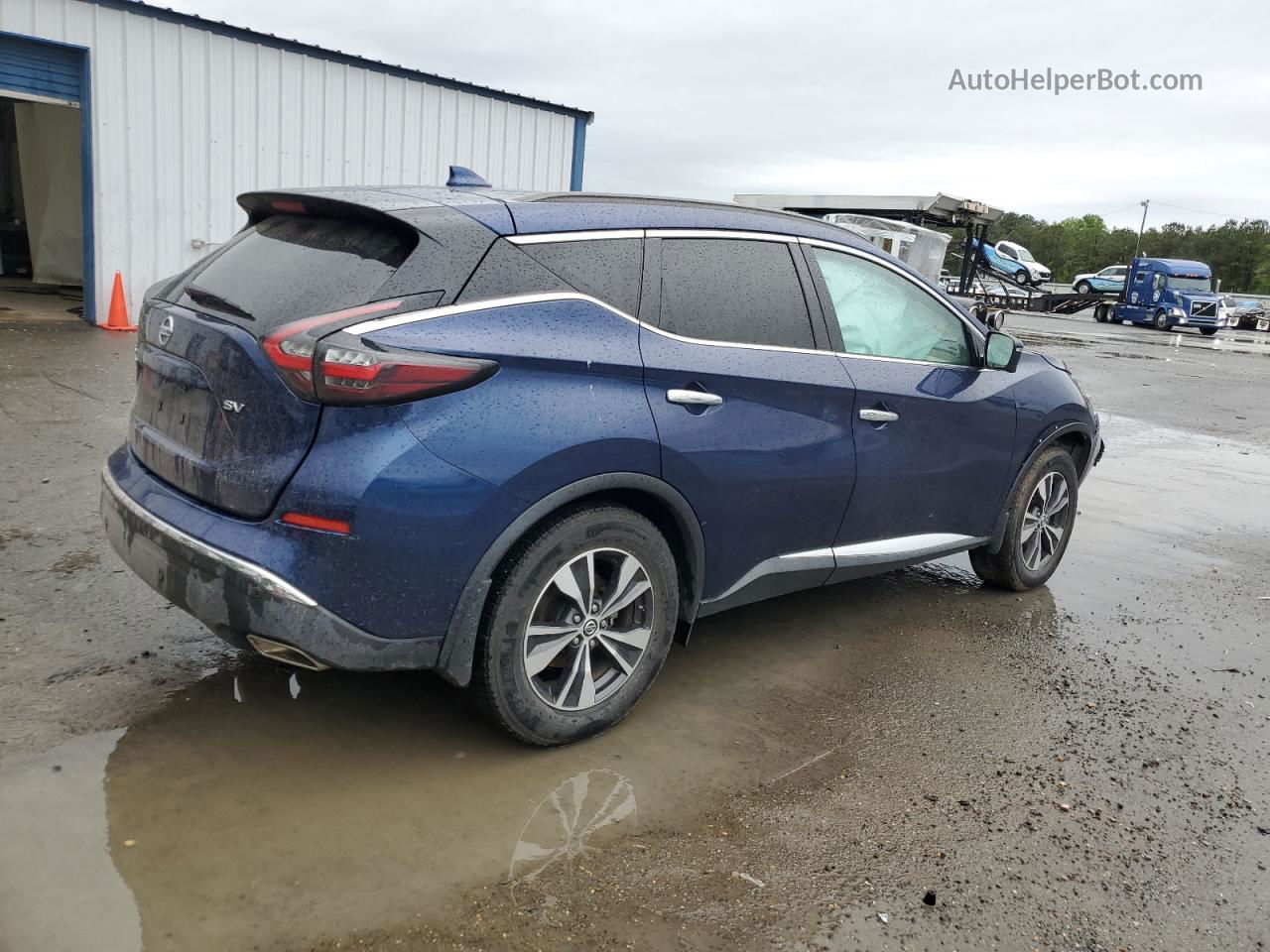 2019 Nissan Murano S Blue vin: 5N1AZ2MJ3KN117680