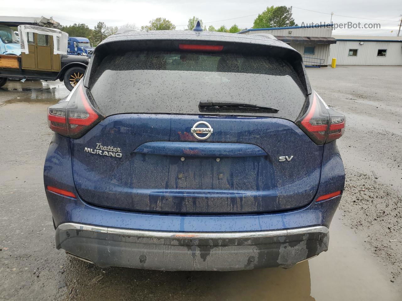 2019 Nissan Murano S Синий vin: 5N1AZ2MJ3KN117680