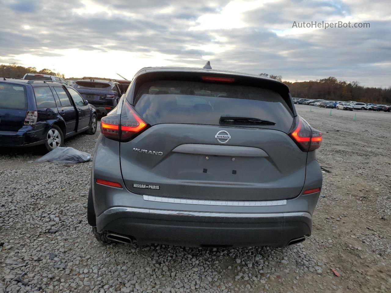 2019 Nissan Murano S Gray vin: 5N1AZ2MJ3KN137282