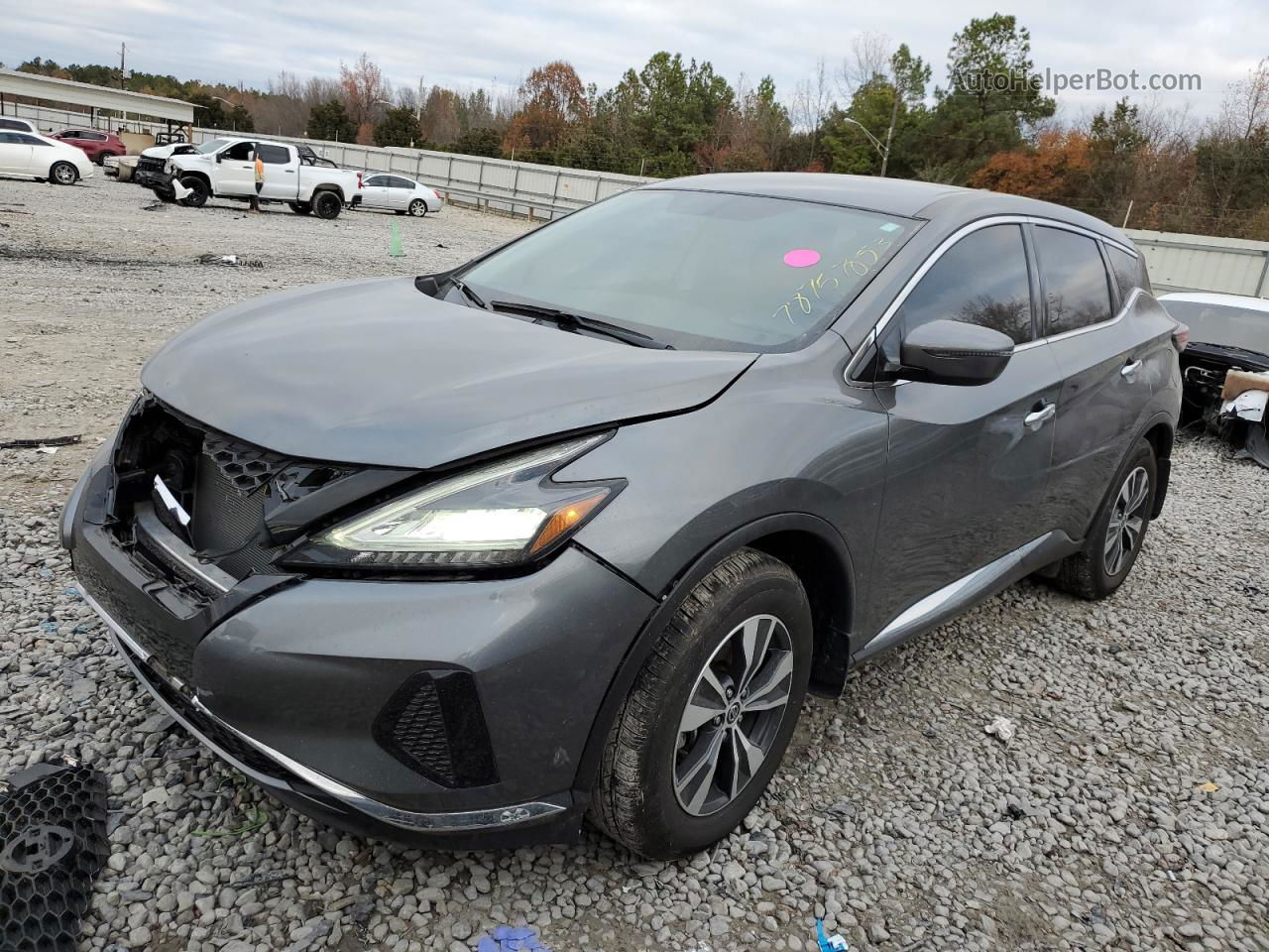 2019 Nissan Murano S Gray vin: 5N1AZ2MJ3KN137282