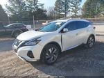 2019 Nissan Murano Sl White vin: 5N1AZ2MJ3KN137671