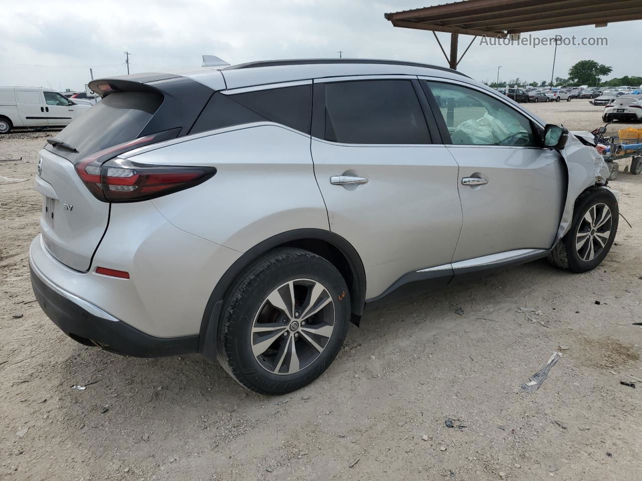 2019 Nissan Murano S Silver vin: 5N1AZ2MJ3KN140652