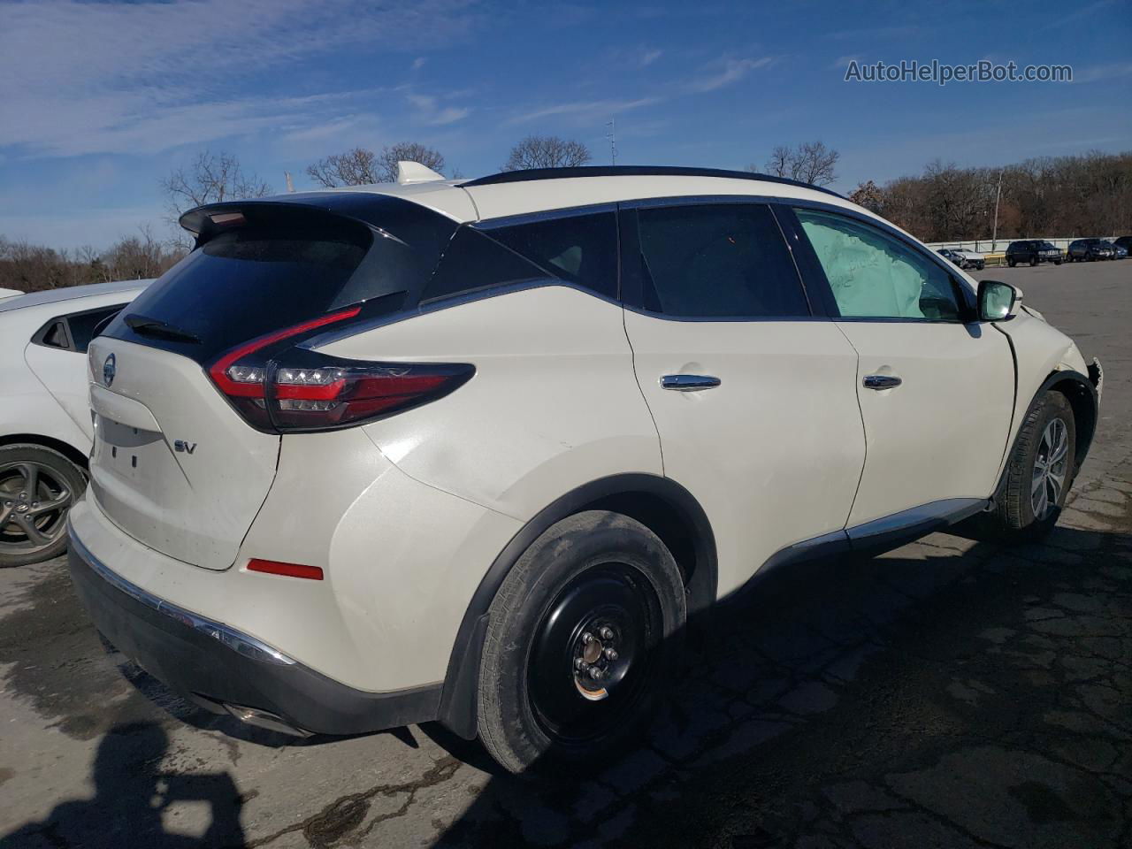 2019 Nissan Murano S Белый vin: 5N1AZ2MJ3KN155054