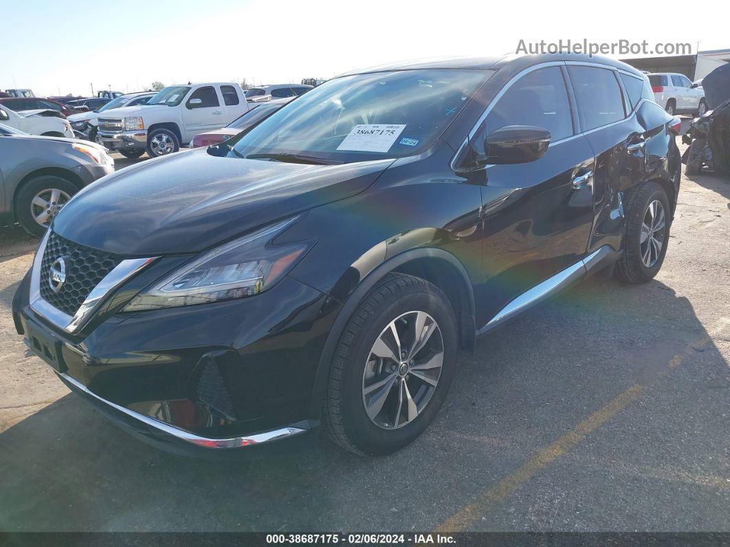 2019 Nissan Murano S Черный vin: 5N1AZ2MJ4KN126288