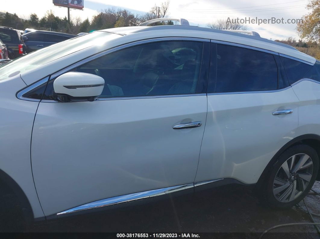 2019 Nissan Murano Sl White vin: 5N1AZ2MJ4KN142684