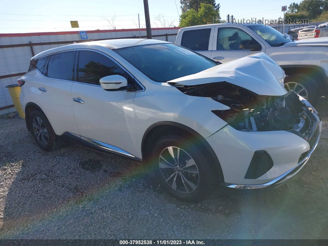 2019 Nissan Murano S Белый vin: 5N1AZ2MJ4KN163776