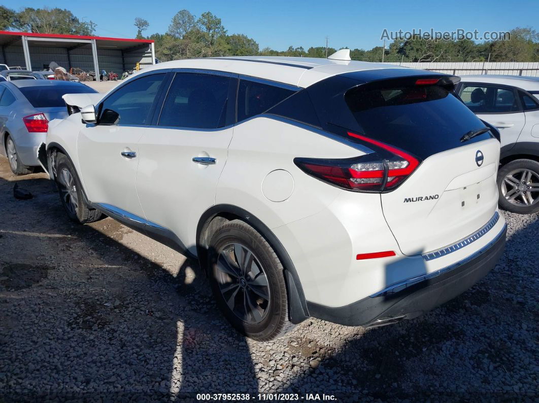 2019 Nissan Murano S White vin: 5N1AZ2MJ4KN163776