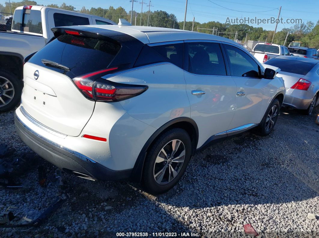 2019 Nissan Murano S White vin: 5N1AZ2MJ4KN163776