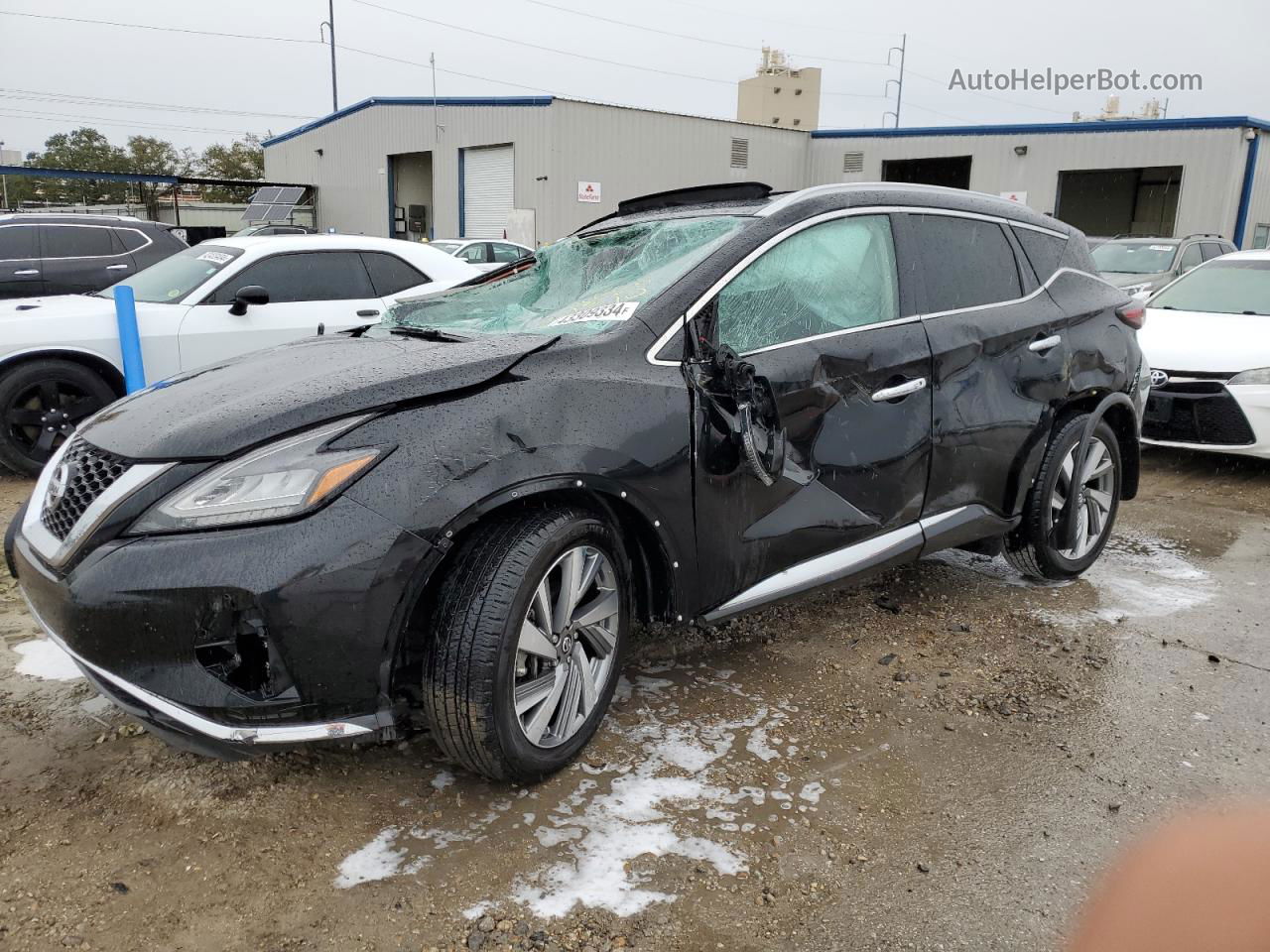 2019 Nissan Murano S Black vin: 5N1AZ2MJ4KN164510